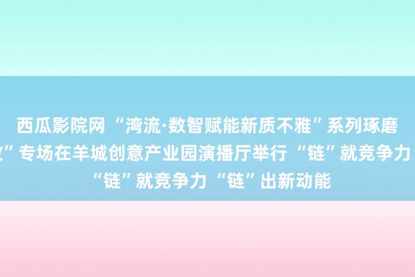 西瓜影院网 “湾流·数智赋能新质不雅”系列琢磨会之“链式篡改”专场在羊城创意产业园演播厅举行 “链”就竞争力 “链”出新动能